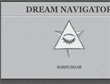 Tablet Screenshot of dreamnavigator.info